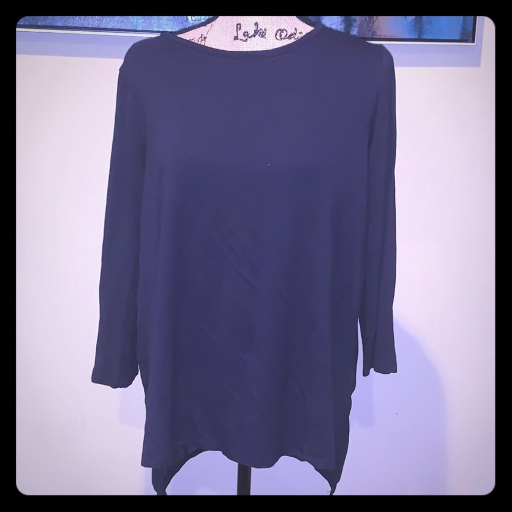 NWOT Michael Kors Navy Sz Large Plush Shirt